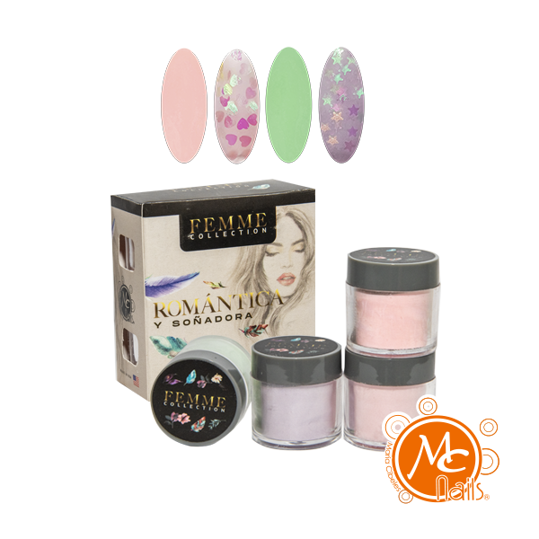 MC coleccion femme romantica y soñadora 4pz